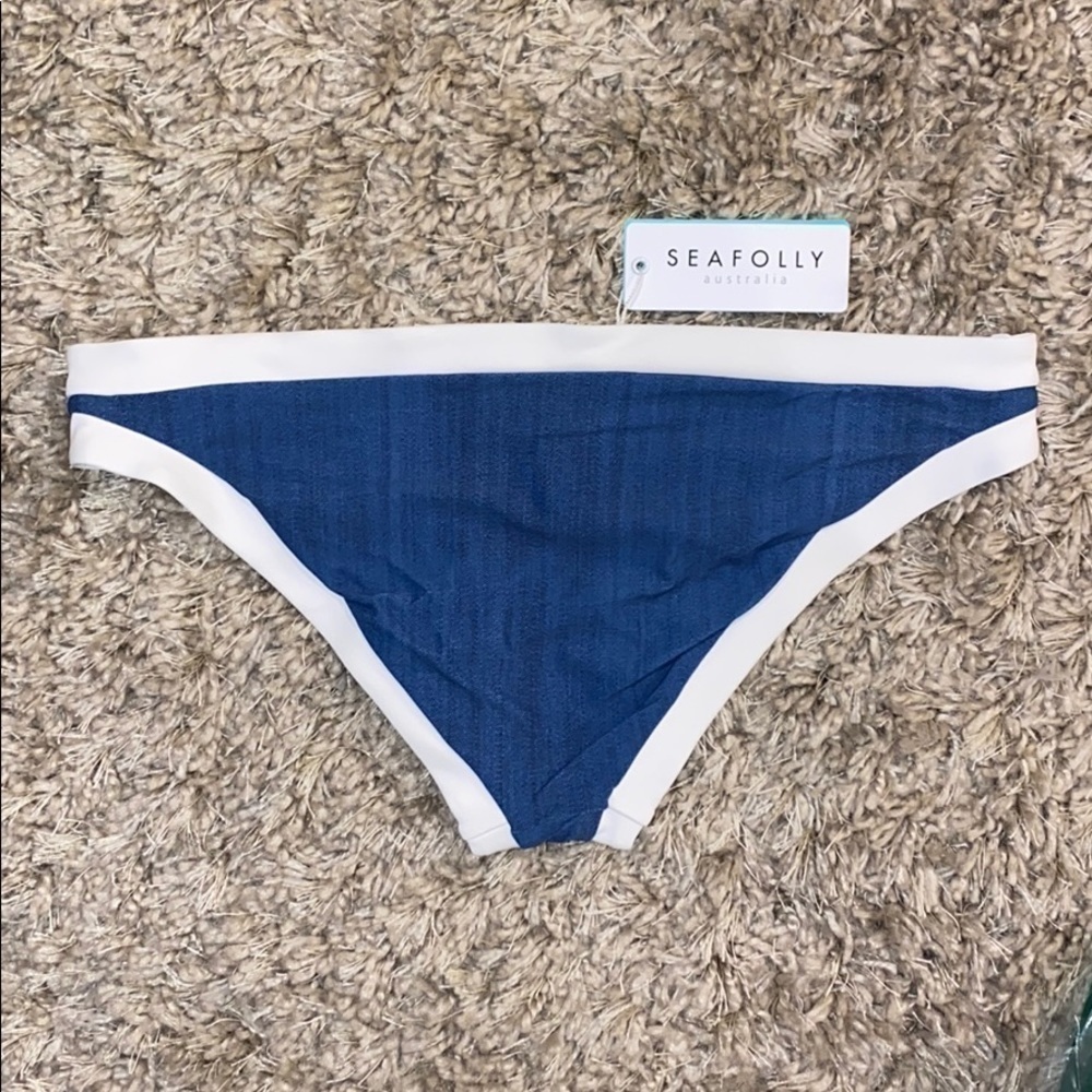 Seafolly Block Party Hipster Bikini Bottom 8 - Picture 8 of 8